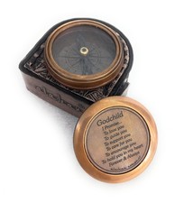 Gift for Godchild Compass  Godson Goddaughter - I Promise to Love You Baptis...