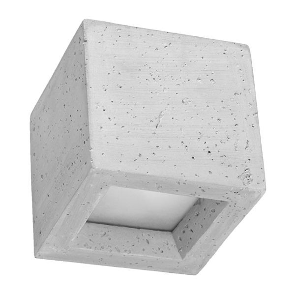 Applique murale béton gris G9 Leo luminaire salon et chambre