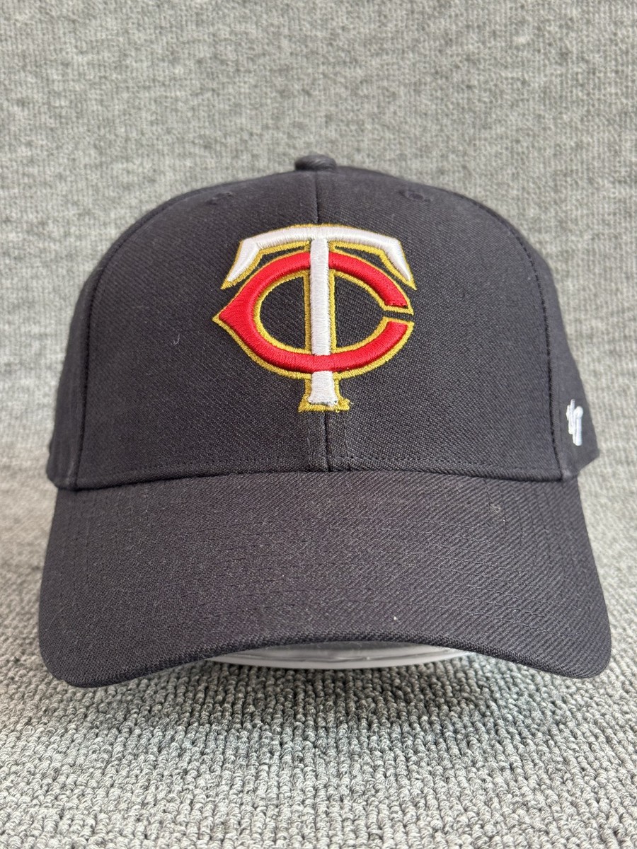 '47 Brand Minnesota Twins Dad Hat Strapback Black One Size Cap