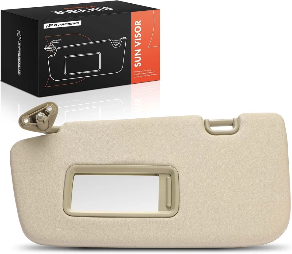 Durable Gray Sun Visor with Vanity Mirror for Subaru Impreza & WRX 2008-2014 - Image 3 of 4