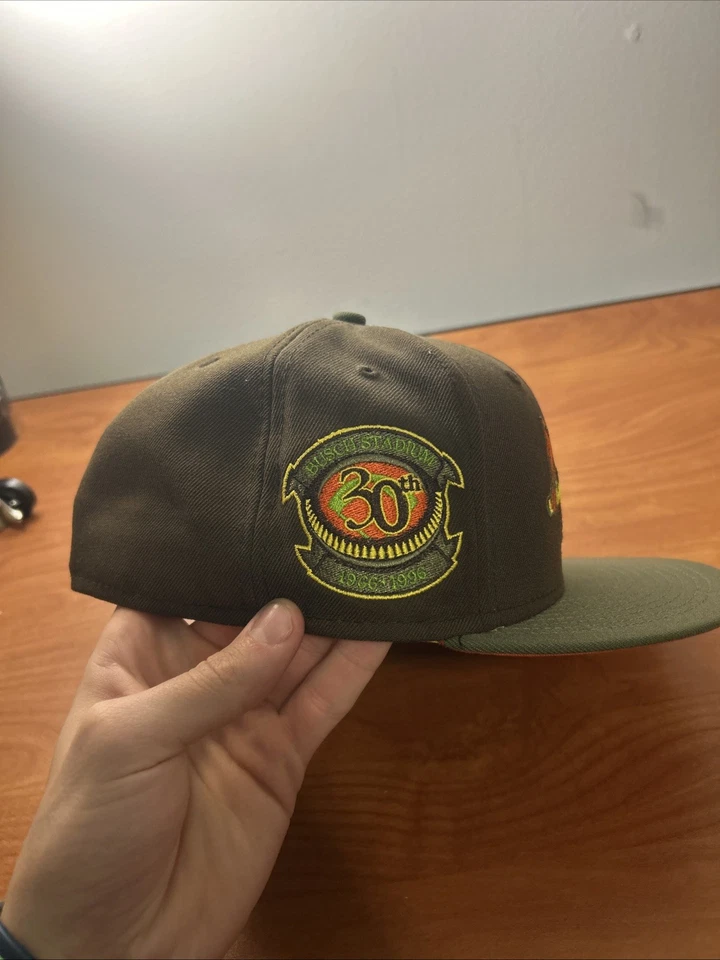 Parche New Era 59fifty Cardenales de San Luis Colección Cooperstown 30 Talla 7 3/4 Foto 4 de 4