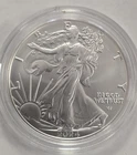 2024 W 1 ozt, 999 pure American Silver Eagle, UNCIRCULATED coin (P5X1)