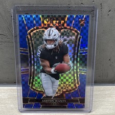 Panini Select Football 2025 Blue Checkerboard Ashton Jeanty Raiders RC 109/175