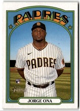 2021 Topps Heritage Jorge Ona San Diego Padres #504