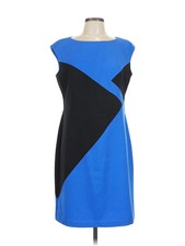 Nine West Women Blue Cocktail Dress 10