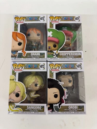 Funko Pop Bundle - ONE PIECE - Onami, Chopper, Sangoro, Orobi - Funko Lot of 4
