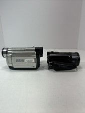Lot of 2 Camcorders For Parts. JVC GR-DVL505U. Canon Vixia HF S100