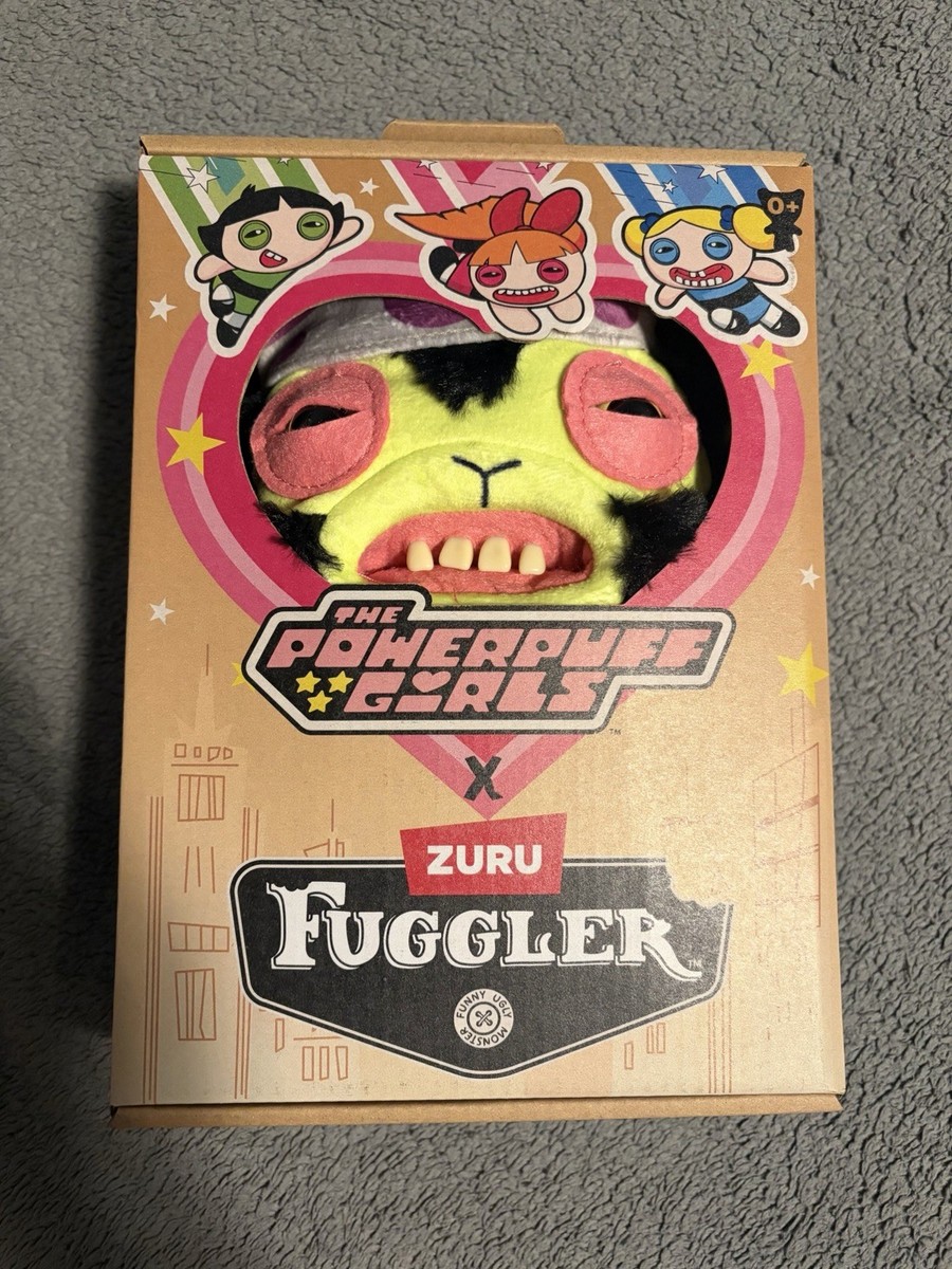 New Zuru Fuggler Powerpuff Girls Mojo Jojo 9” Plush Funny Ugly