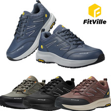 FitVille Outdoorschuhe Herren &Uuml;berweite Wasserdicht Rutschfest Fu&szlig;gew&ouml;lbest&uuml;tze