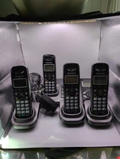 Panasonic KX-TG9381T 1.9 GHz 2 Lines Cordless Phones With 3 Extra Handsets