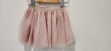 Cat And Jack Girls Peach Glitter Tulle Skirt Size 18m