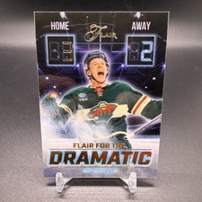 2025-26 UD Flair Matt Boldy Flair for the Dramatic Minnesota Wild Hockey #FTD-4