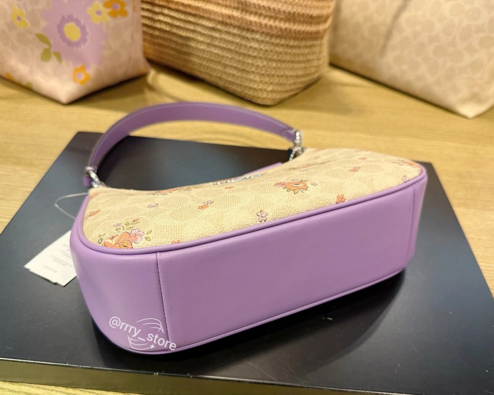 Borsa a tracolla Coach donna Teri in tela firmata stampa floreale CAL37