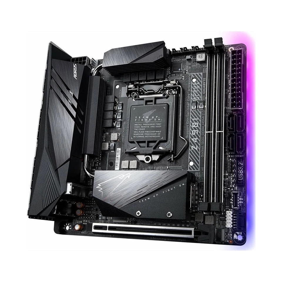 Gigabyte Z490I AORUS Ultra Rev.1.1 Intel Mainboard Mini-ITX Sockel 1200 #325832 - Bild 3 von 4