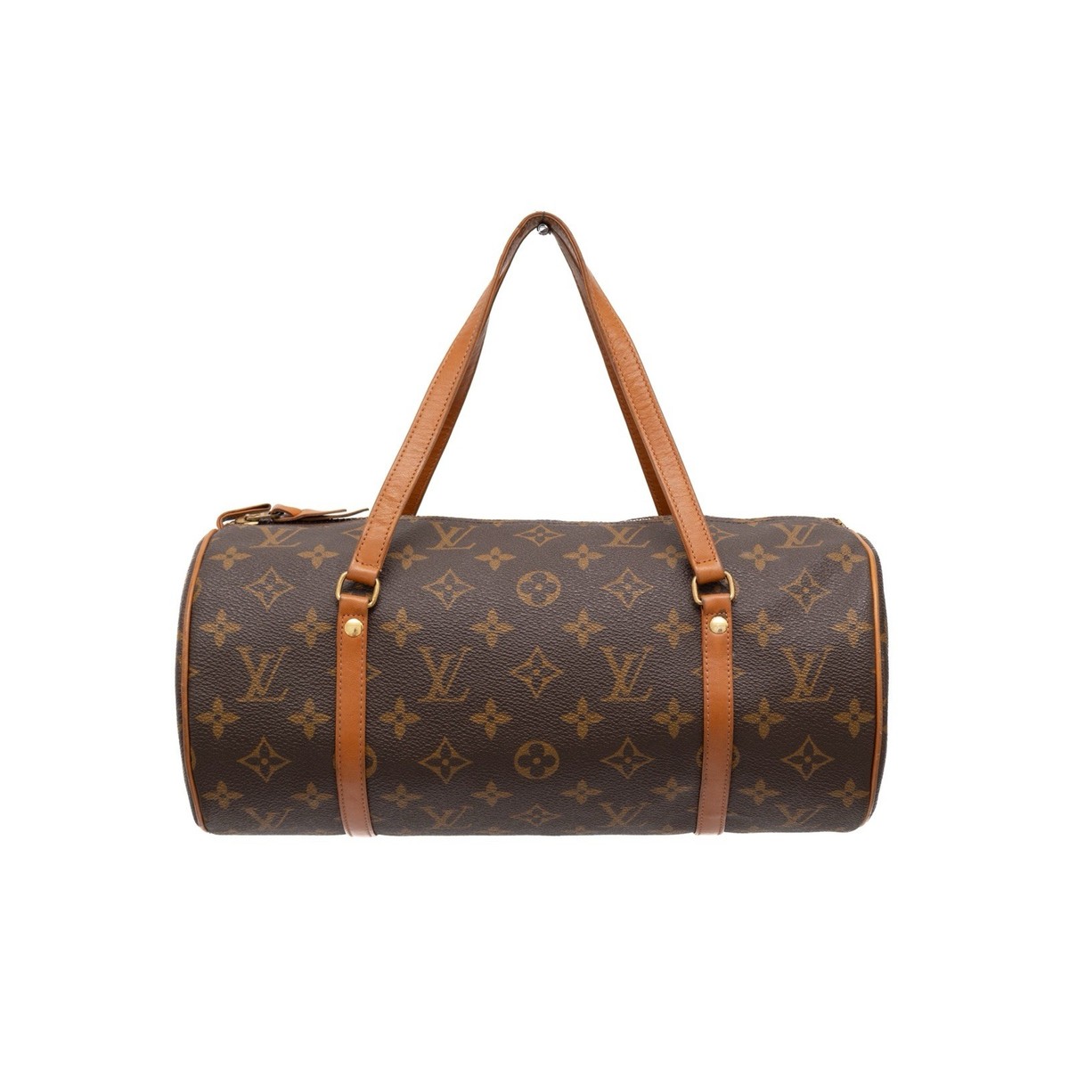 【希少】LOUIS VUITTON LV Monogram Papillon 30 Vintage レザー Vintage Louis Vuitton Monogram Papillon 30 Bag Circa 1960s
