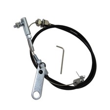 24" Universal Throttle Cable Kit W/ Mounting Bracket For Hot Rat Rod Chevy V8
