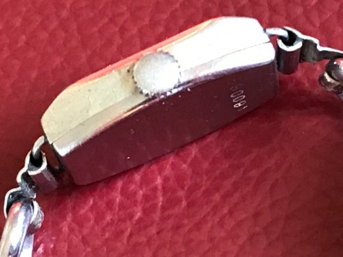 * Alte ausgefallene Damen Armbanduhr mechanisch Marke sehr schlecht lesbar läuft - Bild 5 von 7