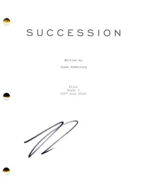 Nicholas Braun Signed Autograph Succession Pilot Script Screenplay ...