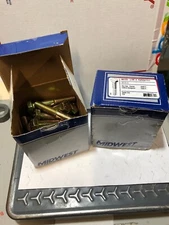 00729 Midwest Fastener® 1/2"-13 x 3" Yellow Zinc Grade 8 Hex Cap Screw- 50 Count