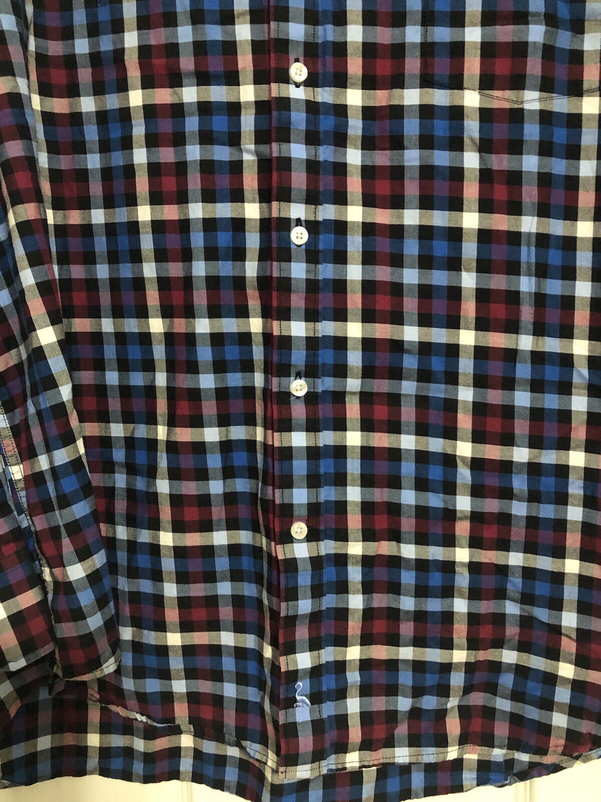 TailorByrd Button Down Check Button Down Shirt Me… - image 3