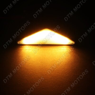 For 2000-2006 Ford Mondeo MK3 Smoke Lens Amber LED Turn Signal Side Marker Light