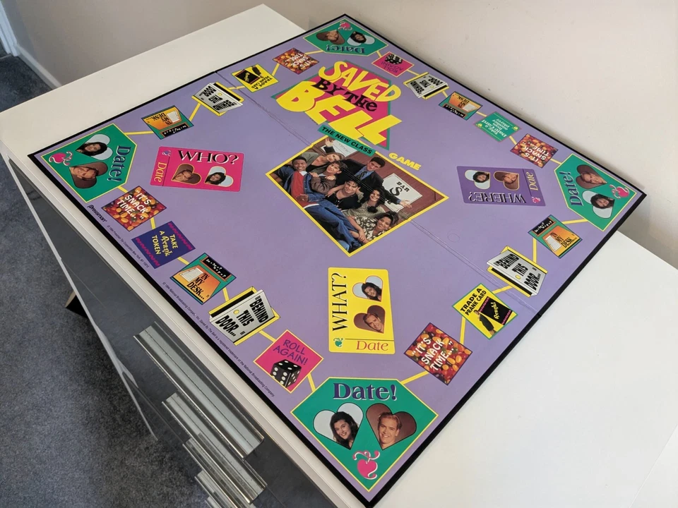 SAVED BY THE BELL Vintage Board Game Pressman 1994 Complete - Very Rare.  - Image 3 of 4
