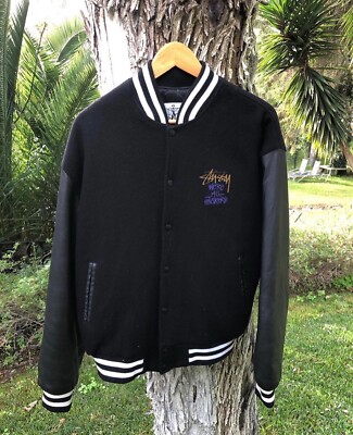 VERY RARE 1991 Stussy Joker Varsity Jacket | eBay VERY RARE 1991 Stussy Joker Varsity Jacket | eBay