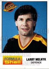 1987-88 Vancouver Canucks Shell Oil #13 Larry Melnyk