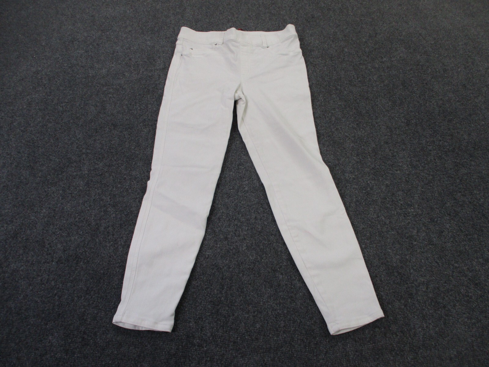 Spanx Leggings Women L White Jeans Jegging Athletic Denim Stretch Pull On Casual