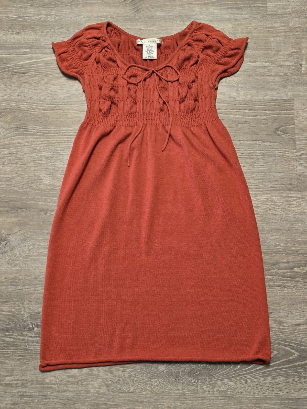 Max Studio Women's Orange A-line Dress Size Small