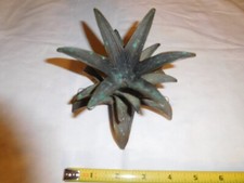 Incredible Brass 4 Layer Pineapple Top Tropical or Tiki Bar Lamp Part