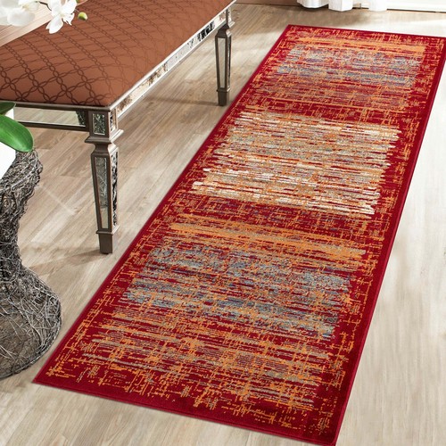 Rustic Striped Farmhouse Living Room Bedroom Indoor Large Area Rug or Runner - Picture 6 of 7