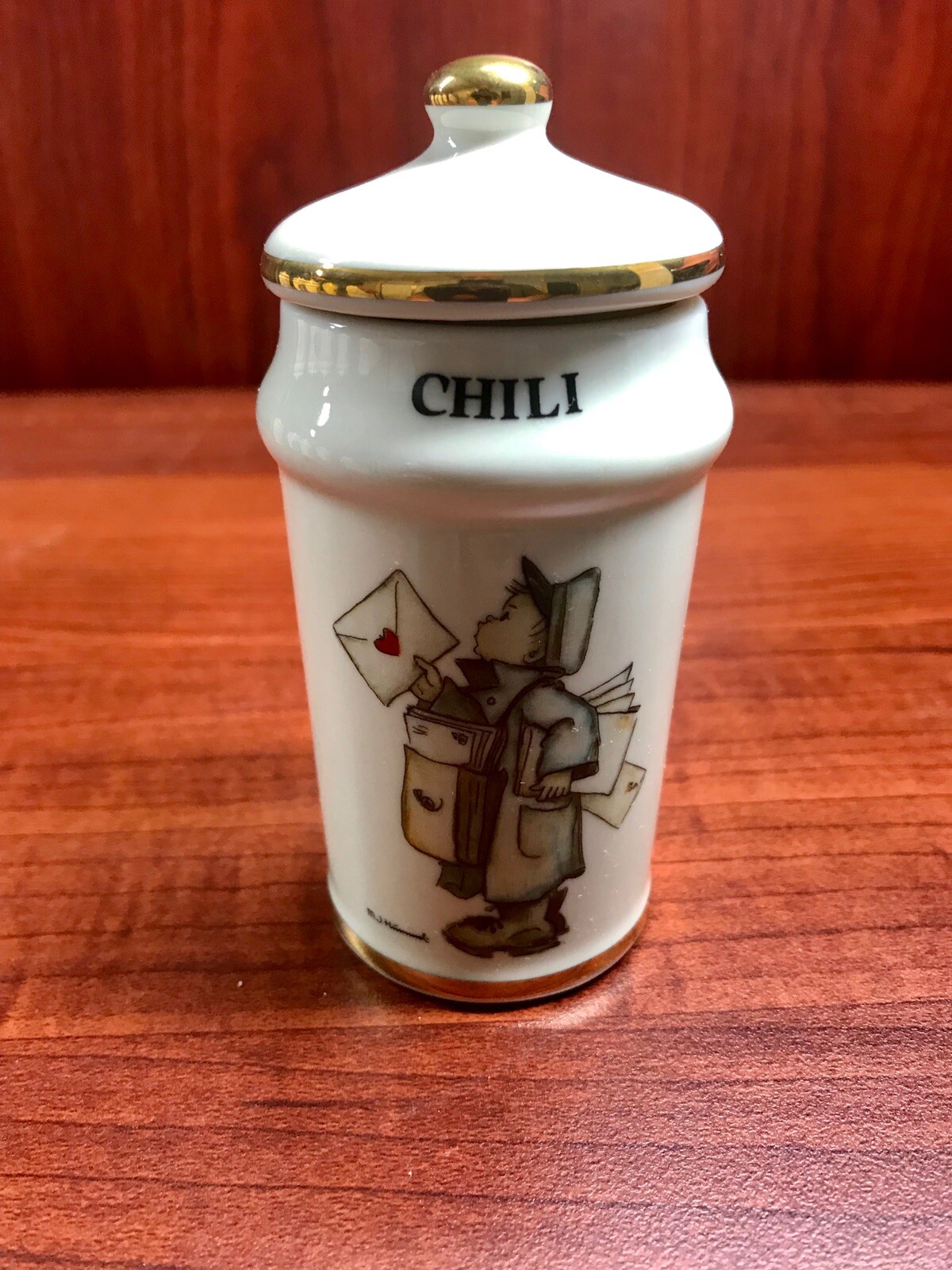 Vintage MJ Hummel Spice Jars 1987 Set of 7 Danbury Porcelain eBay