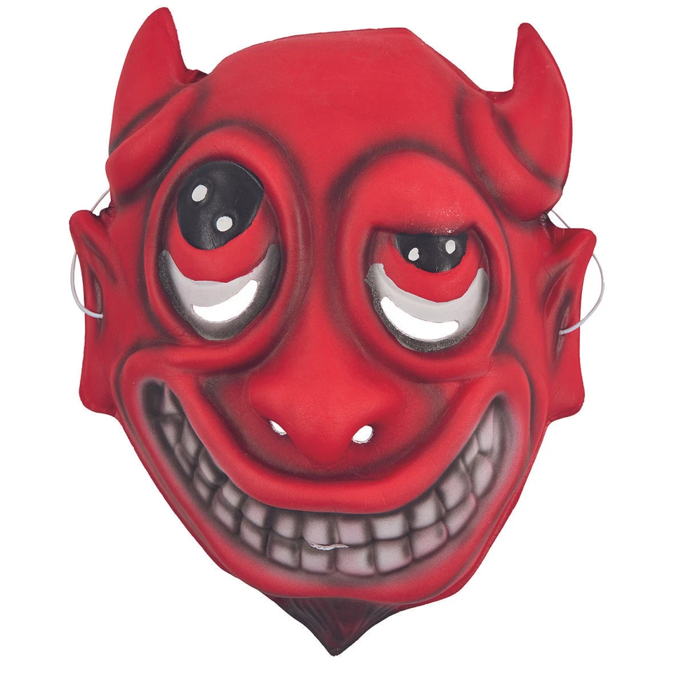 Rubies 6240346 - Kindermaske Teufel, Maske mit Gummiband, Kinder Kostüm Zubehör - Bild 1 von 1