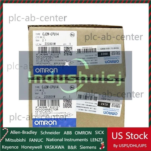 New Original Omron CJ2M-CPU14 PLC Module CPU Unit CJ2M-CPU14