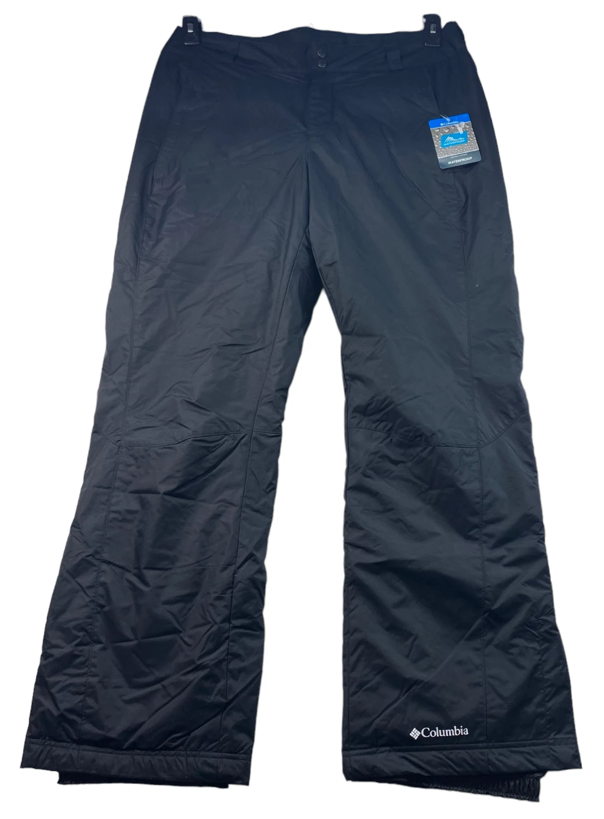 Columbia Mountain Pants Womens Size Large Black Waterproof New Inside Insolation