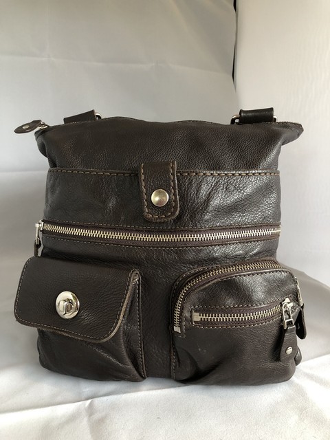 roots crossbody leather bag