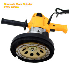 220V 2600W Concrete Floor Grinder Wall Rough Grinding φ180mm Speed 1-3000r/min