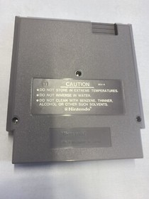 Juego Nes de Hockey sobre Hielo Nintendo Probado Aut&eacute;ntico Caja CIB Manual Caja Da&ntilde;ada