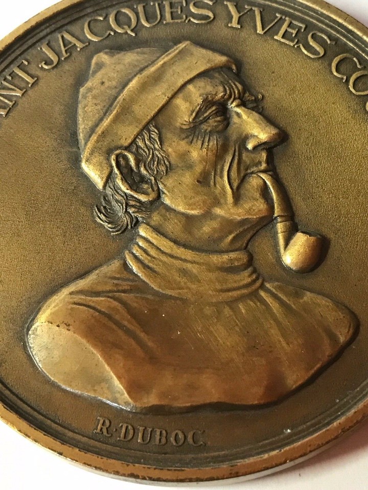 MEDAILLE COMMANDANT JACQUES YVES COUSTEAU R. DUBOC LA CALYPSO EDITEUR R