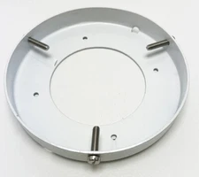 Gas Pump 6.00 inch Globe Ring WGLB600-R-WTE Gloss White Wesdon Globe Base