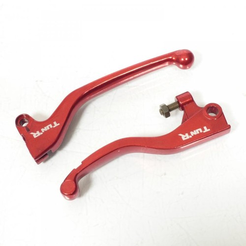 Tun'R Levier Frein Droit + Embrayage Gauche Rouge Moto Rieju 50 Tango