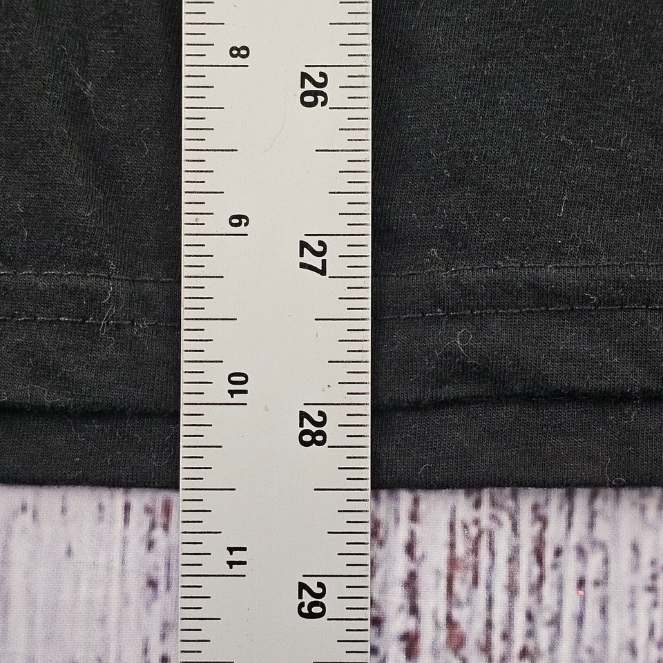 Rolling Stones 1975 Tour Black Short Sleeve Cotton Blend TShirt Men's