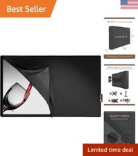 Durable Outdoor TV Cover with Zipper Closure - Protects TV During Severe Weather