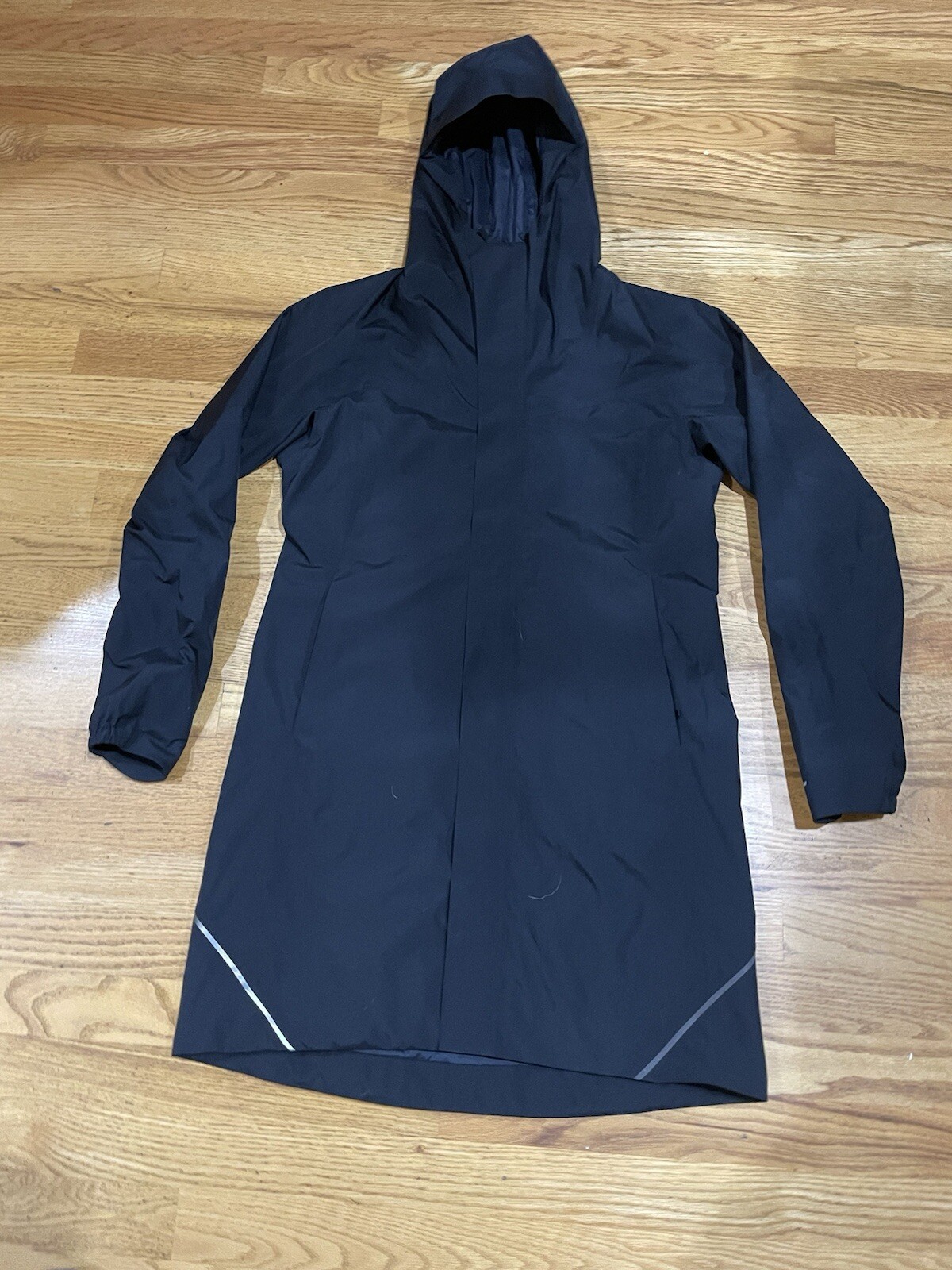 ARC'TERYX Cappotto donna Arcteryx Solano nero giacca antipioggia foderato in pile S Small