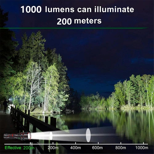 20W hohe Leistung P50 LED Taschenlampe Outdoor Wandern Camping Arbeit Fackel - Bild 15 von 16