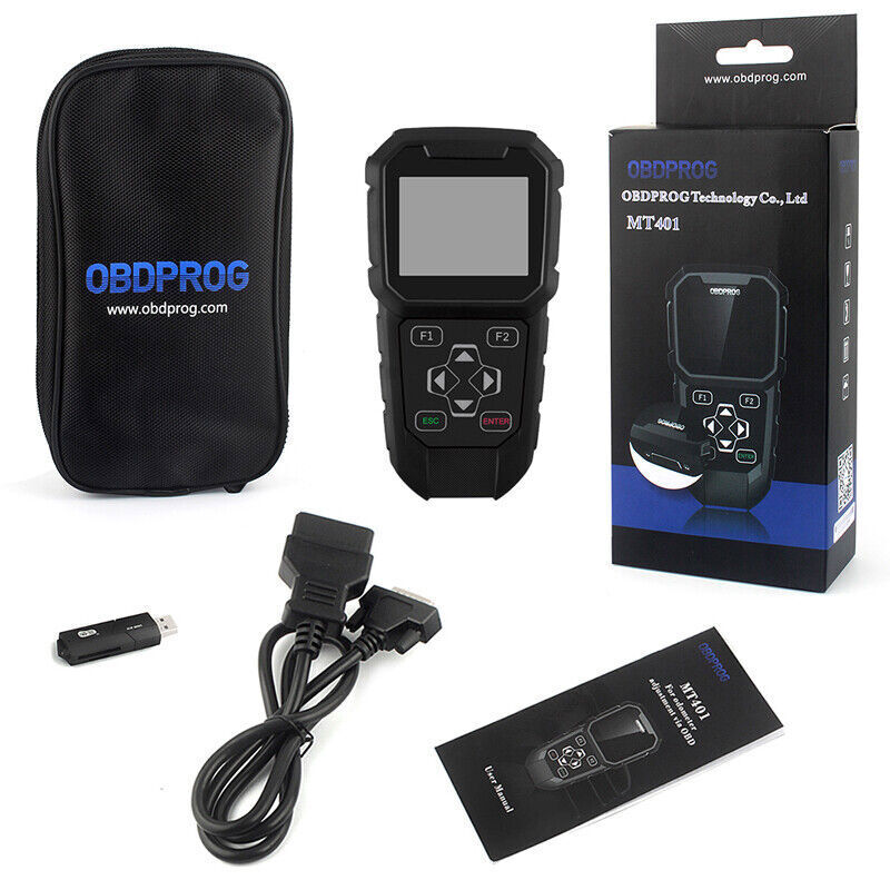 OBDPROG MT401 Car Cluster Odometer Correction Mileage Adjust Scanner ...