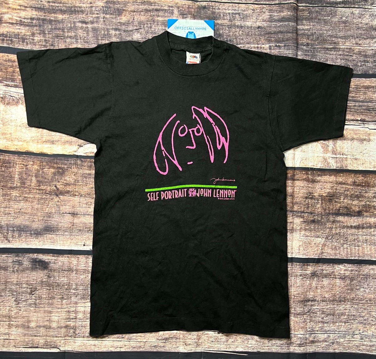 90's ジョンレノン Tシャツ fruits of the loom