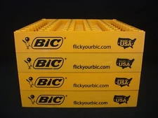4 Bic Empty Display Tray For 50 Regular size Lighters Counter Top Rack (Used)