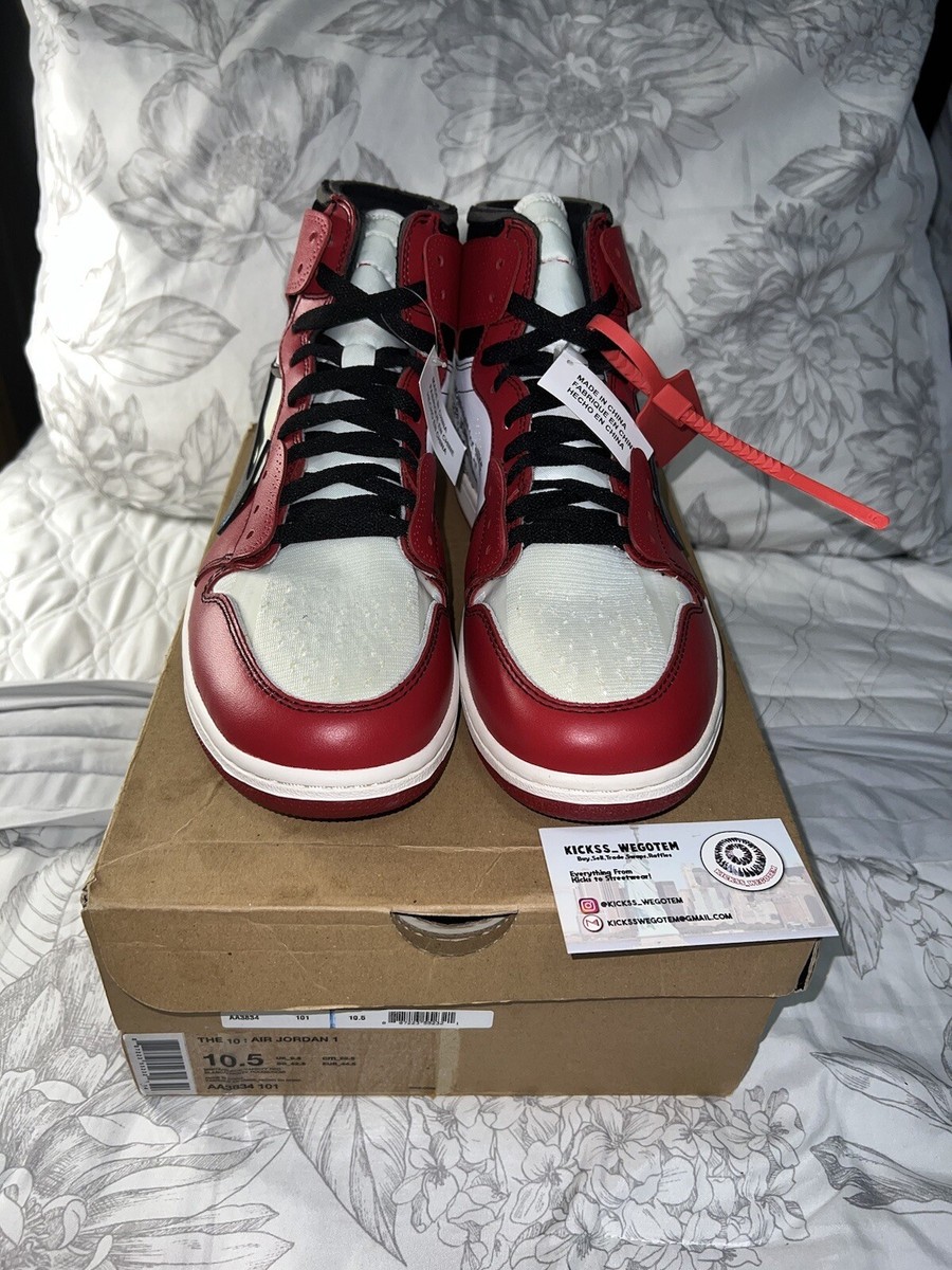 Size 10.5 - Jordan 1 Retro OG x Off-White High Chicago